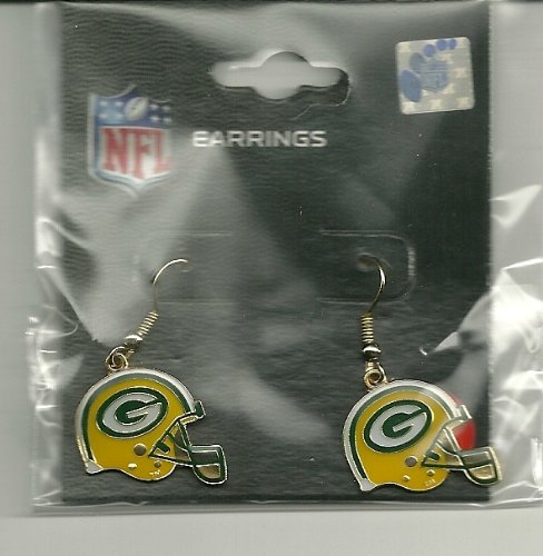 Green Bay Packers Helmet J-Hook Earrings