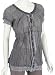 Baby : Esprit maternity Blouse short sleeves A84306 Damen Blusen, Gr. 42 (XL)Grau (black ink 003)