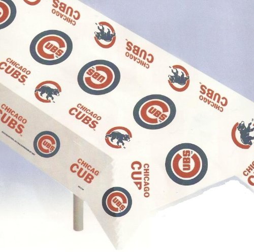 Chicago Cubs Plastic Table Cover