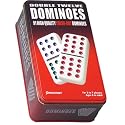Pressman Double 12 Color Dot Dominos in a Tin