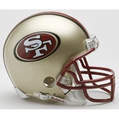 NFL Riddell Football Mini-Helm San Francisco 49ers