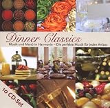 Dinner Classics (10 CD-Schmuck-Edition mit Rezeptbuch)