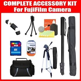 Deluxe Accessory Kit For Fuji Fujifilm FinePix SL300, SL280, SL260, SL240 Digital Camera by Zm