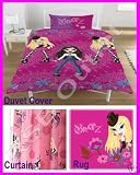 Matching Bedrooms Bratz Carousel Bedroom Sets Includes Single Duvet Cover, Curtains & Rug