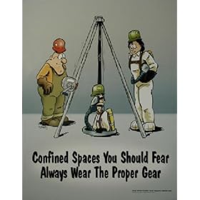 Confined Spaces You Should Fear Poster (17x22 inch)