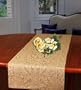 Jacquard Table Runner 72-inch Length, Oblong, 50% linen and 50% Cotton
