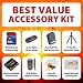 Best Value Accessory Kit Package For Panasonic LUMIX DMC-FZ47 LUMIX DMC-FZ150 Digital Cameras - Includes 8GB SD Memory Card, USB Card Reader, Panasonic DMW-BMB9 Extended Life Replacement Battery, 1 Hour AC/DC Battery Charger, Slim hard Shell Carrying Case, Professional Gripster Mini Tripod, Screen Protectors + More