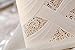 Doris Home Vertical Laser Cut Wedding Invitation Cards Kit with White Hollow Flora 1 Piece