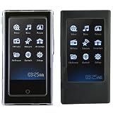 Skque Samsung P2 Crystal Clear Case + Black Silicone Skin Case Bundle Kit Set