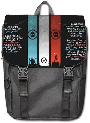 Barandrre Twenty One Pilots Custom Casual Shoulders Backpack Students School Bag Hiking/Travel Backpack
