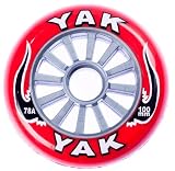 YAK Pro Model Wheel 100mm Red-Silver