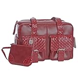 Jill-e 897589 Camera Leather Bag Medium (Brick Red)