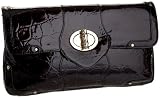 Elaine Turner Bianca Patent Envelope Clutch