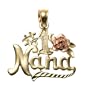 Duragold 14k Yellow and Rose Gold "#1 Nana" Pendant