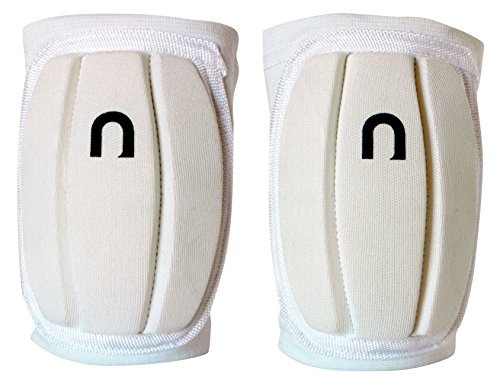 nahdeh Volleyball Knee Pads - NO BRUISED KNEE GUARANTEE (White, Medium)