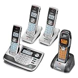 Uniden TRU9585-4WX Expandable Cordless System with Digital Answering System, Dual Keypad, Call Waiting/Caller ID and Extra 2 Handsets and Chargers + 1 Bonus Waterproof Handset and Charger