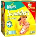 Pampers Swaddlers Diapers - Size 2 (184 count)