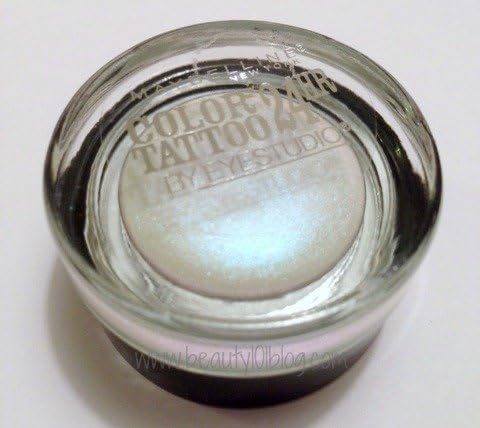 Maybelline 24 Hour Color Tattoo By Eyestudio Eyeshadow #20 Waves of White .14oz / 4 G by Mabelline