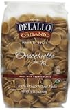 DeLallo Organic WW Orecchiette, 1-Pound (Pack of 8)
