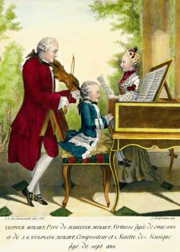 Der junge Mozart (Puzzle), m. Audio-CD
