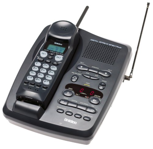 Uniden EXS-9995 900 MHz DSS 2-Line Cordless Phone with Answering System and Caller ID