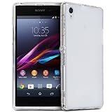 【Homu Homu】Xperia Z2 docomo SO-03F Sirius クリア(透明) TPUケース カバー クリアケース TPU シリコンケース すりガラス調 背面マットタイプ(クリア)(90-1)