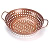 Outset QN70 Round Copper Nonstick Grill Wok