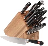 Wuesthof Classic 26-Piece Mega Block Knife Set with Block