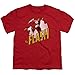 DC Comics The Flash Big Boys T-Shirt Tee - Youth Small Red