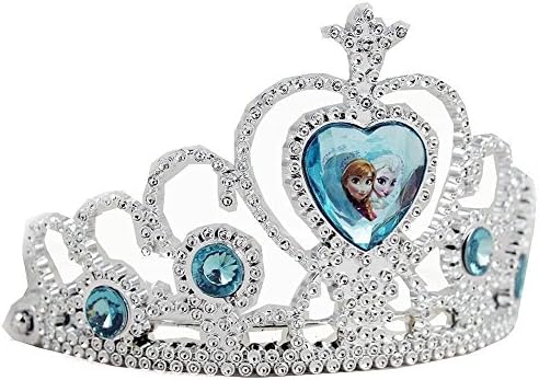 Disney Frozen Girl's Best Jewelry Assesories With Bonus Bracelet Making Kit. (Tiara Crown & Wand)