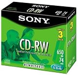 Sony CD-RW 4X Jewel Case (3-Pack)