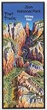 Zion National Park Panoramic Hiking Map