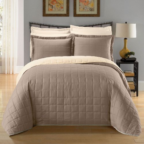 Brylane Home Bedspread (GREEN CHOCOLATE,TWIN)