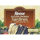 Reese Port Golden Smoked Sardines, 3.7500-ounces (Pack of10)
