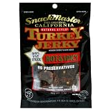SnackMasters Turkey Jerky, Hot & Spicy, 1-Ounce Packages (Pack of 12)