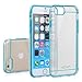 iPhone 6s Case - VENA [RADIANT] Ultra Slim Clear Hybrid Bumper Case for Apple iPhone 6 (2014) / iPhone 6s (2015) - Transparent/Light Blue