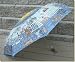 Adult Sized Playful Pups Auto Open Compact Umbrella