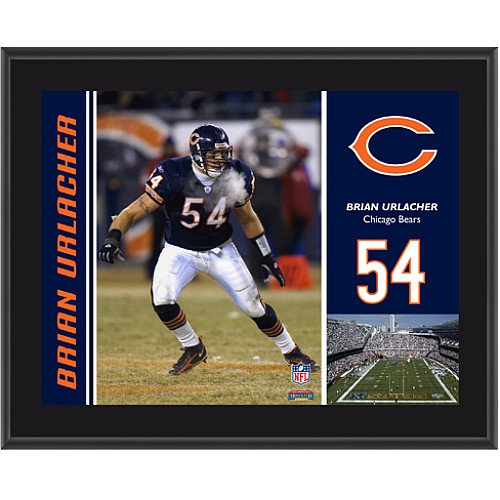 Mounted Memories Chicago Bears Brian Urlacher 10.5 x 13 Sublimated Plaque