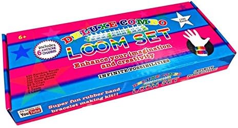 Deluxe Combo Loom Rubber Band Bracelet Kit by Kahmhi World