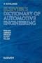 Elsevier's Dictionary of Automotive Engineering: In English, German, French, Dutch and Polish
