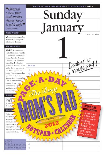 Busy Moms Page-a-Day and 2012 Calendar