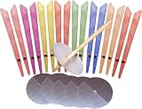 Aromatherapy Hopi Ear Candles with Filters & Protector Discs (5 pairs) 5 Different Aromas - Natural, Orange, Rosemary, Rose, & Bergamot