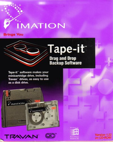 Tape-it: Drag and Drop Backup Software (Version 1.22 on CD-ROM) [ Windows 95 / 3.1 ]