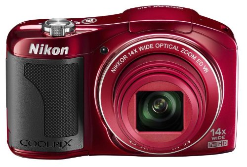 Nikon Coolpix L610 Appareil photo numérique 16 Mpix Zoom optique Nikkor 14x Rouge