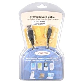 Insten- 6 foot Mini 5-Pin Type B USB Cable for Cyber-shot P-71 Sharp VL-Z3U Casio QV-4000... by 