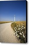 Wind Turbine, Humberside, England Canvas Print / Canvas Art - Artist John Short