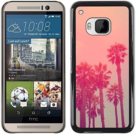 Paccase / Hard Protective Case Cover for - California Vignette La State Sea - HTC One M9