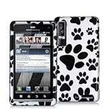 Electromaster(TM) Brand - Dog Paw Design Crystal Hard Skin Case Cover New f ....