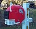 Utah Utes Helmet Style Mailbox