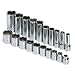 SK 89040 20 Piece 3/8-Inch Drive 6 Point 5/16-Inch to 7/8-Inch Standard Deep and Extra Long Deep Socket Set